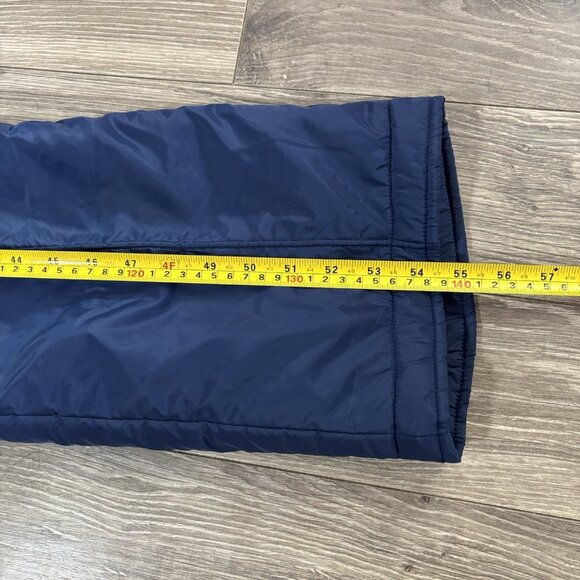 VTG Topher Mens Ski Pants Overalls Bib Ski Suit Suspenders 70s 80s M Blue Retro - Picture 11 of 15